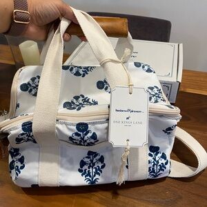 Business & Pleasure Premium Cooler Bag - OKL INDIAN BLOCK PRINT